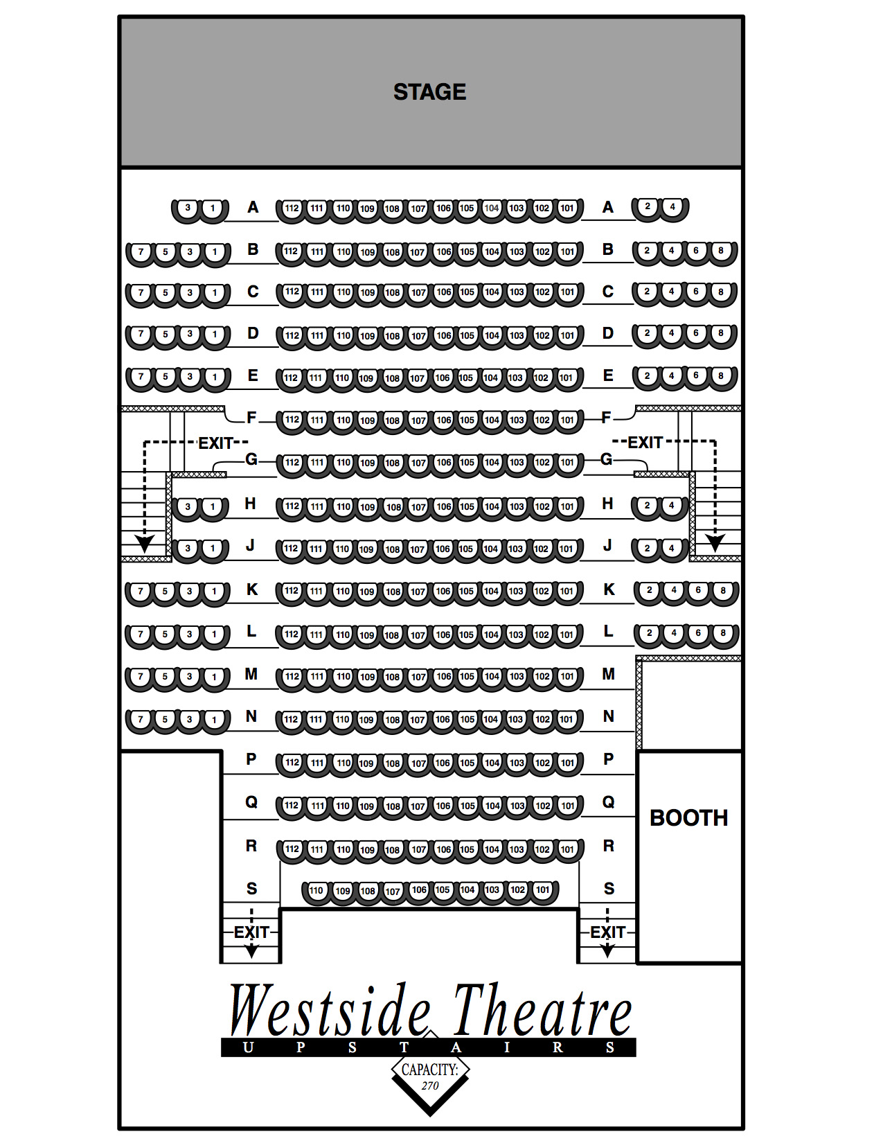 Upstairs Theatre Rental Westside Theatre